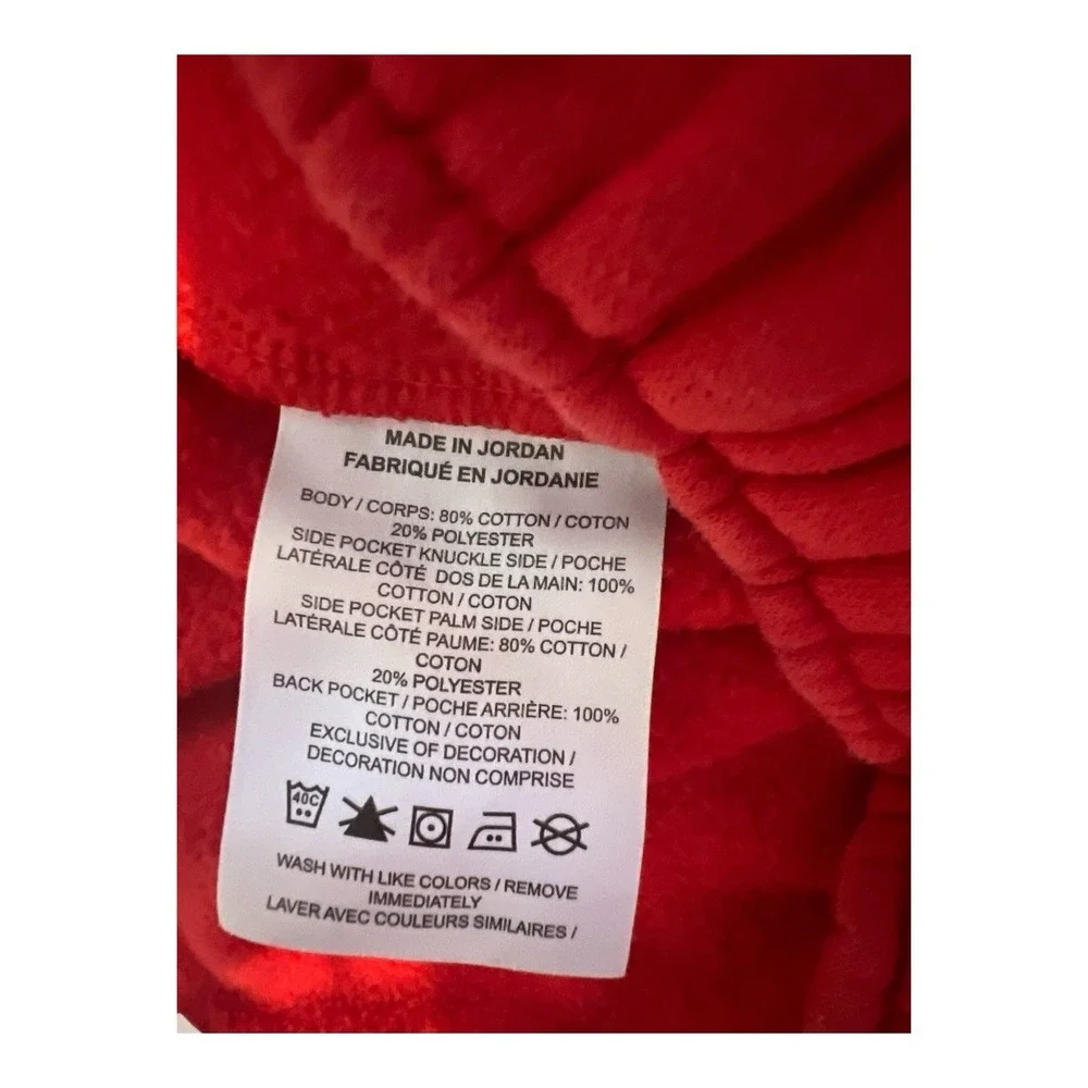 Nike Red Fleece Jogger Sweatpants XXL Embroidered Swoosh Athletic Pants